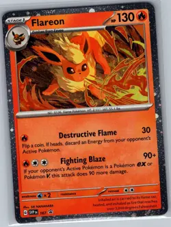 Flareon - (Cosmos Holo) 167 SV: Scarlet & Violet Promo - Pokemon Card - NM - Image 1