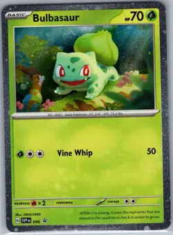 Bulbasaur - (Cosmos Holo) 046 SV: Scarlet & Violet Promo - Pokemon Card - NM - Image 1