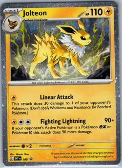 Jolteon - (Cosmos Holo) 169 Holo SV: Scarlet & Violet Promo - Pokemon Card - NM - Image 1