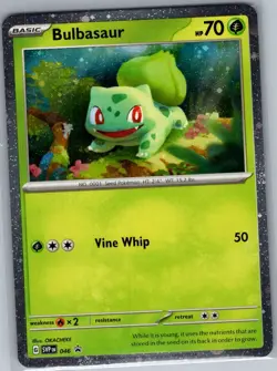 Bulbasaur - (Cosmos Holo) 046 SV: Scarlet & Violet Promo - Pokemon Card - NM - Image 1