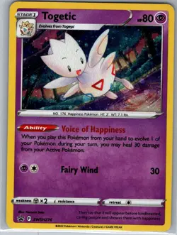 Togetic - SWSH276 Holo SWSH: Sword & Shield Promo Cards - Pokemon Card - LP - Image 1