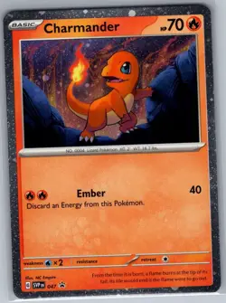 Charmander - (Cosmos Holo) 047 SV: Scarlet & Violet Promo - Pokemon Card - NM - Image 1