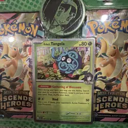 Pokemon Mega Evolution Ascended Heroes Erika's Tangela Kit Promo Card Coin - Image 4