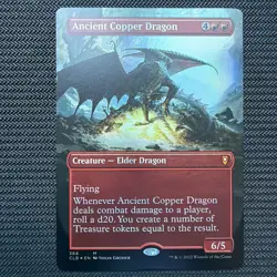 Ancient Copper Dragon (Showcase) Commander Legends: Battle for Baldur's Gate... - Image 1