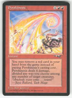 PYROKINESIS UC ALLIANCES MAGIC: THE GATHERING NEAR MINT - Image 1