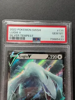 Lugia V 138/195 Ultra Rare Pokemon SWSH Silver Tempest PSA 10 GEM MINT - Image 5