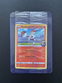 SEALED 2020 Pokemon Futsal SCORBUNNY on the Ball Promo - Image 1