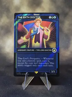 The Sixth Doctor (Showcase) (Surge Foil) Universes Beyond: Doctor Who Foil - Image 1