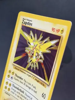 Zapdos 16/102 Holo Rare Card Base Set EX Pokemon TCG - Image 3