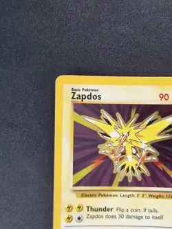 Zapdos 16/102 Holo Rare Card Base Set EX Pokemon TCG - Image 4