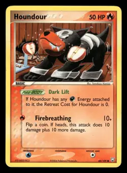 Houndour 60/109 Common Team Rocket Returns Pokemon Card - Image 2
