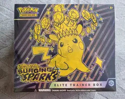 Pokemon TCG Surging Sparks ETB Elite Trainer Box Cards Packs NEW Factory Sealed - Image 1