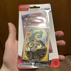 Pokemon TCG Temporal Forces Blister Pack - Bellibolt Promo & Coin - New Sealed - Image 1