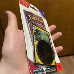 Pokemon TCG Temporal Forces Blister Pack - Bellibolt Promo & Coin - New Sealed - Image 4