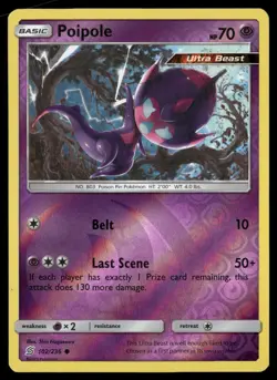 Poipole 102/236 Common Unified Minds Pokemon Reverse Holo NM/M - Image 1
