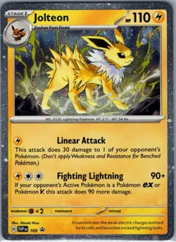 Jolteon - (Cosmos Holo) SVP169 Holo Scarlet & Violet Promo - Pokemon Card - NM - Image 1