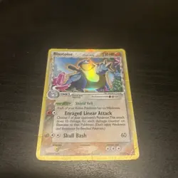Pokemon Blastoise Delta Series 110 HP, Enraged Linear Attack, Rare Holo - Image 1