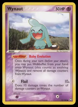 Wynaut 70/108 Common Power Keepers Pokemon Lightly Played - Image 1