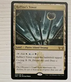 MTG 3-Color Land Triome Raffine's Tower Commander EDH Magic: The Gathering - Image 1