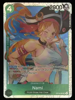 Nami OP14-031 SR One Piece Azure Sea's Seven English NM - Image 1