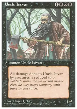 UNCLE ISTVAN x1 mtg VLP-NM 4th Edition 1 Unc - Image 1