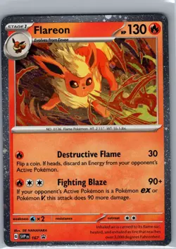 Flareon - (Cosmos Holo) SVP 167 SV: Scarlet & Violet Promo - Pokemon Card - NM - Image 1