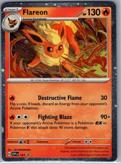 Flareon - (Cosmos Holo) SVP 167 SV: Scarlet & Violet Promo - Pokemon Card - NM - Image 1