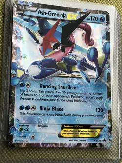 Pokemon TCG Cards Ash-Greninja EX XY133 Black Star Promo Holo LP - Image 2