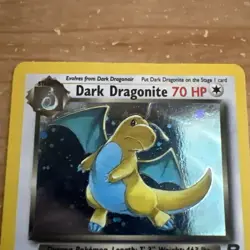 Pokemon Dark Dragonite 5/82 Holo Rare Team Rocket Card NM - Image 2