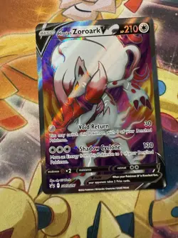 Hisuian Zoroark V SWSH297 SWSH: Sword & Shield Promo Cards Holo NM - Image 1