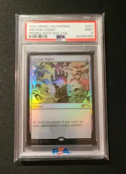 PSA 9 Foil #001 Arcane Signet 30th Anniversary Magic Festival 001/001 Promo - Image 1