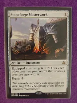 Oath of the Gatewatch #166 Stoneforge Masterwork MTG - Image 1