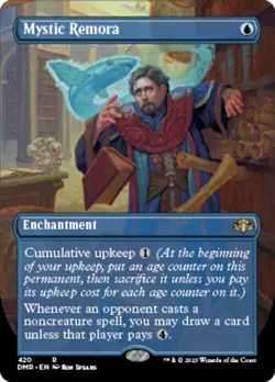 [1x] Mystic Remora - Borderless Near Mint, English Dominaria Remastered Extras M - Image 1