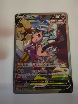 Pokemon TCG Mew V Alternate Full Art SWSH08 Fusion Strike NM - Image 1