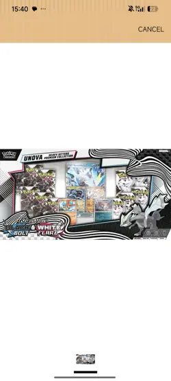 Pokemon TCG Unova Heavy Hitters Premium Collection – Bolt & Flare (SEALED) BNIB - Image 2