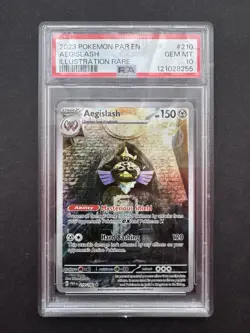 *PSA 10* Aegislash 210/182 - Paradox Rift - Illustration Rare - Gem Mint Pokemon - Image 1