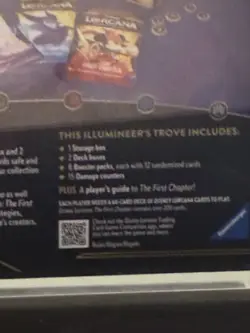 Disney Lorcana: The First Chapter Illumineers Trove Sealed 1st Print PRE ERRATA - Image 4