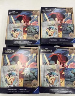 Disney Lorcana Fabled Collection Starter Set Lot Of 4 🔥 - Image 1