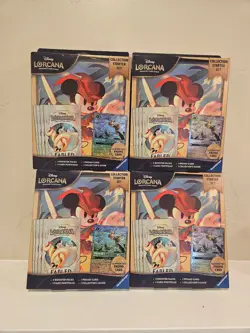 Fabled Disney Lorcana Collection Starter Set- Lot of 4 Sealed (16 packs/w promo) - Image 1