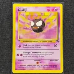 Gastly - 33/62 - Uncommon - Fossil Set - Pokemon Card - MP - Image 1