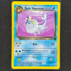 Dark Vaporeon - 45/82 - Uncommon - Team Rocket - Pokemon Card - MP - Image 1