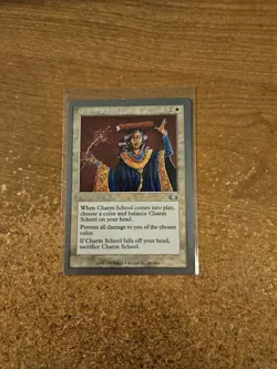 MAGIC THE GATHERING UNGLUED UNCOMMON CHARM SCHOOL LIGHTLY PLAYED - Image 1