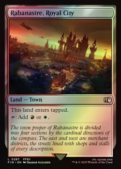 MTG Magic FIN Final Fantasy - 1x FOIL EN NM 0287 C Rabanastre, Royal City - Image 1