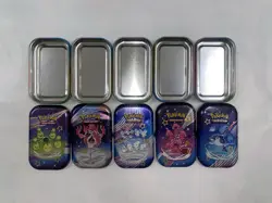 Pokemon Paldean Fates Mini Tins *Empty* NO PACKS Art Set of 5 - Image 2