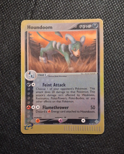 Houndoom 34/97 EX Dragon Reverse Holo Pokemon TCG LP/NM - Image 2