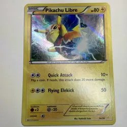 Pokemon Pikachu Libre 30/30 XY Trainer Kit Holo - Image 1
