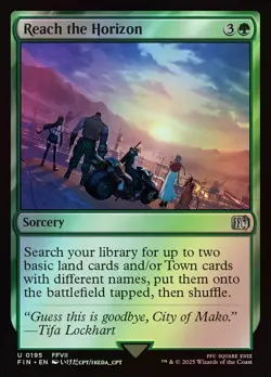 MTG Magic FIN Final Fantasy - 1x FOIL EN NM 0195 U Reach the Horizon - Image 1