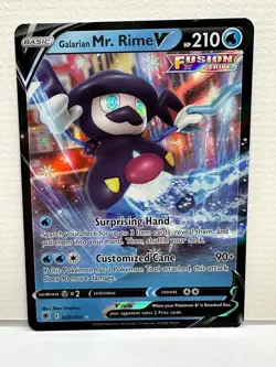 Galarian Mr. Rime V 049/189 Ultra Rare Astral Radiance Pokemon - Image 1