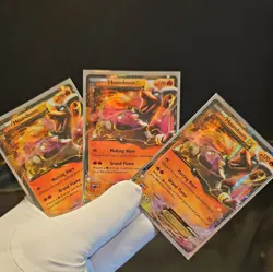 Houndoom EX 21/162 BREAKthrough NM Ultra Rare Pokemon Card 2015 - Image 2