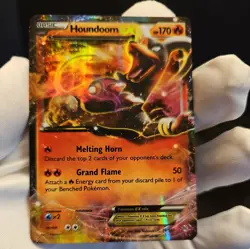 Houndoom EX 21/162 BREAKthrough NM Ultra Rare Pokemon Card 2015 - Image 4